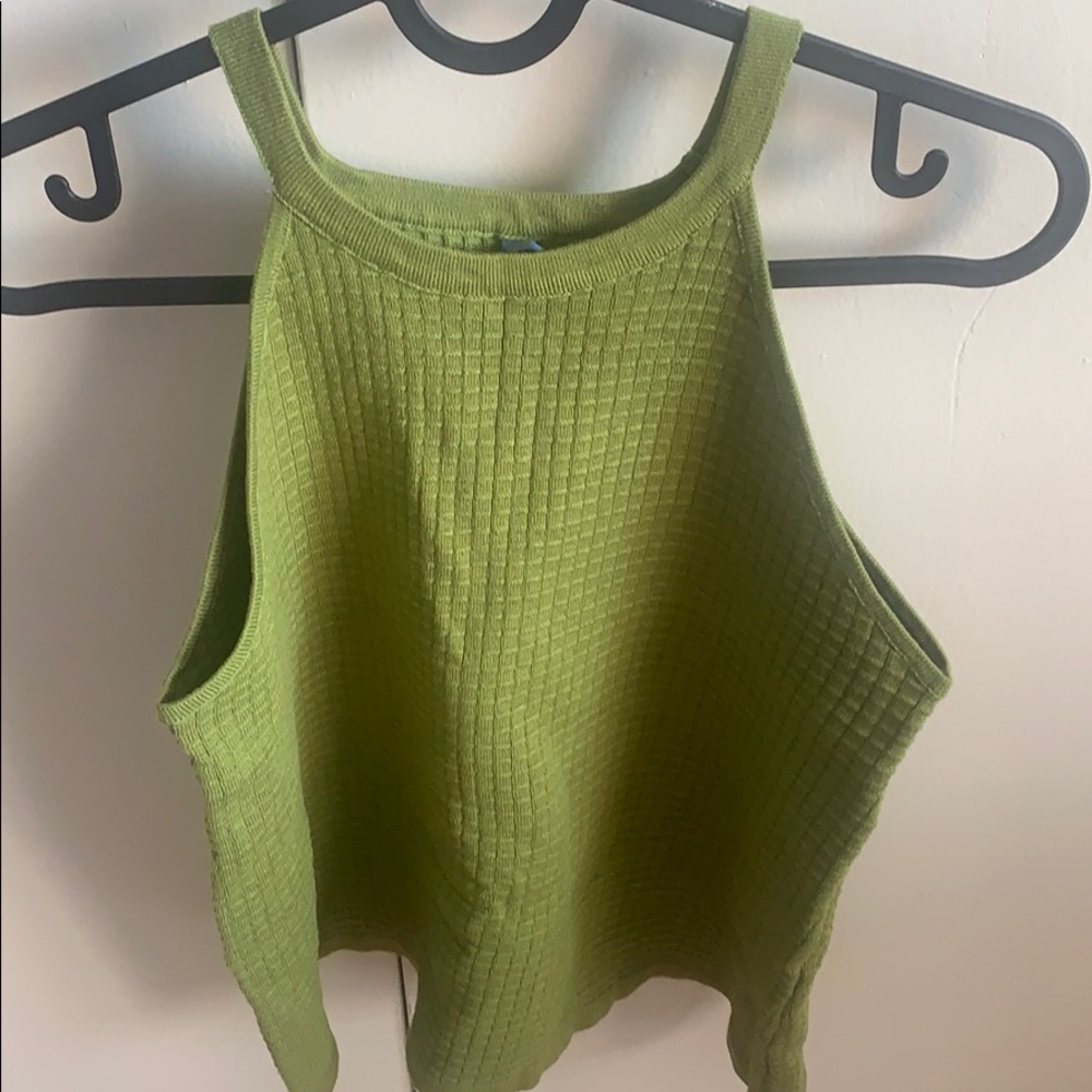 NWOT Green tank top.